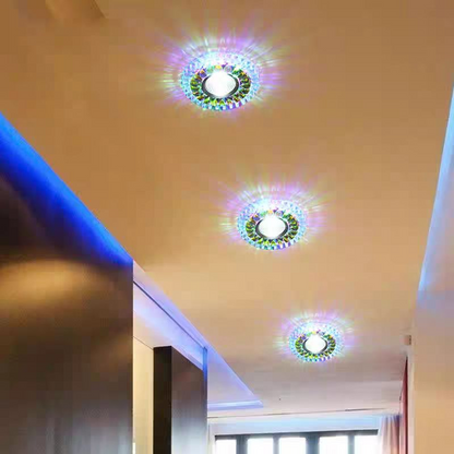 LED bodová, 4W, RGB + studené světlo