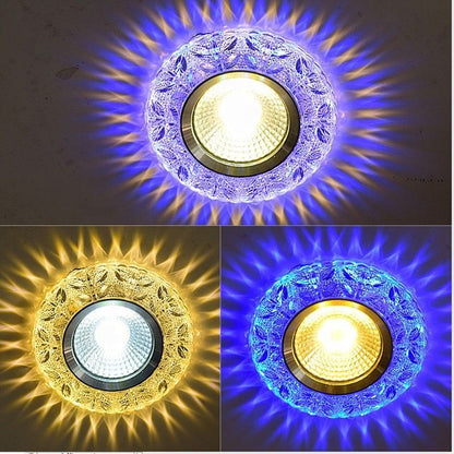 LED bodová, 4W, RGB + studené světlo