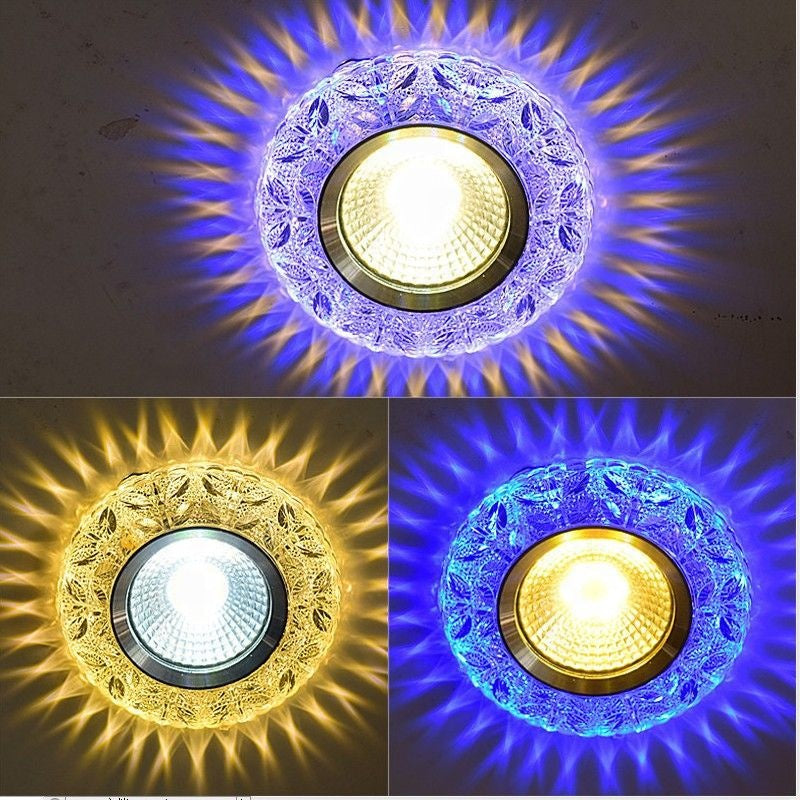 LED bodová, 4W, RGB + studené světlo