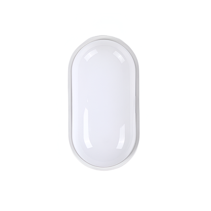 Venkovní nástěnné LED svítidlo, 12W, IP65, bílé, teplé světlo 3000K, kov