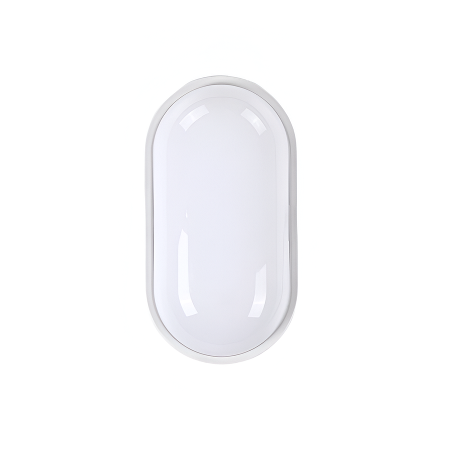 Venkovní nástěnné LED svítidlo, 12W, IP65, bílé, teplé světlo 3000K, kov