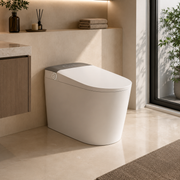 Toaleta YUKON, verze Premium, s moderním designem, bílá