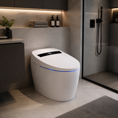 YUKON WC, zjednodušená verze, s moderním designem, bílá