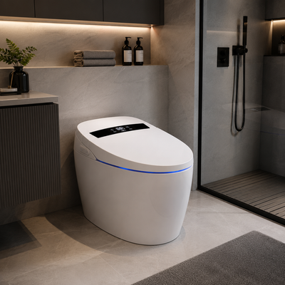 YUKON WC, zjednodušená verze, s moderním designem, bílá