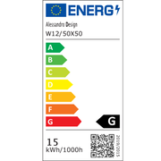 Zrcadlo LED ROUND 50CM GIULIA SENSOR Motionglow Marcellow System Dezoring Clock & Dimable teploměr