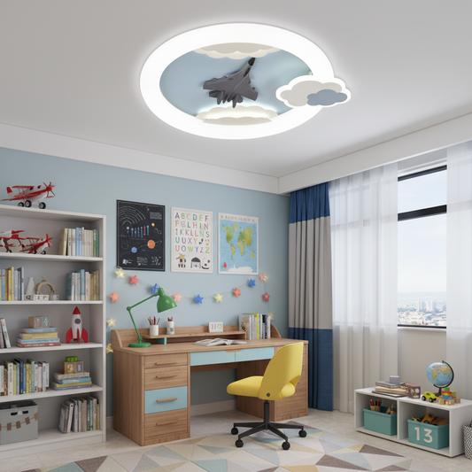 LED lustr CONSTELATION 49W, Průměr 49cm, Studené/Teplé/Neutrální světlo, Bílá Modrá