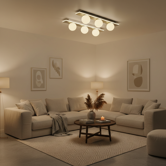 LED lustr TRION, teplé/neutrální/studené světlo, 3xG9, 24W, černý, kov a akryl