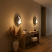 Aplica LED Decorativa CONCHA, 30x35cm, 1xE27, Polistiren, Gri
