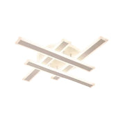 LED lustr s dálkovým ovládáním LT755/4BK 85W, lineární, studené/teplé/neutrální světlo, stmívatelný, černý