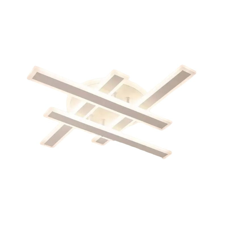 LED lustr s dálkovým ovládáním LT755/4BK 85W, lineární, studené/teplé/neutrální světlo, stmívatelný, černý