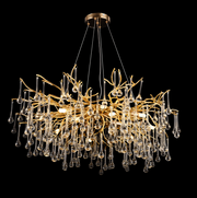 Crystal Chandier Waltz Rhapsody, 9x G9, Gold, 60 cm, nastavitelná výška