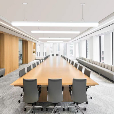 LED závěsný lustr DARIN, 120cm, 23W, Nastavitelná výška, Studené světlo, Bílá