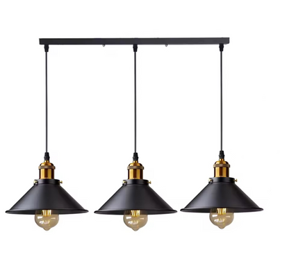 Lustrage chtíč, 2*E27, hnědý, kov a motouz