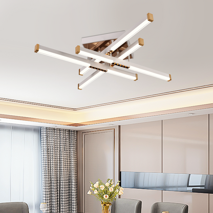 LED lustr s dálkovým ovládáním LT178/4WH, 54W, 4 prvky, studené/teplé/neutrální světlo, stmívatelný, bílý