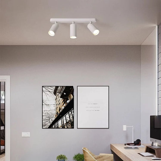 Lustr Joom s lineárním projektorem 3XGU10 Bílé LED lustry Výchozí název Alessandro Design