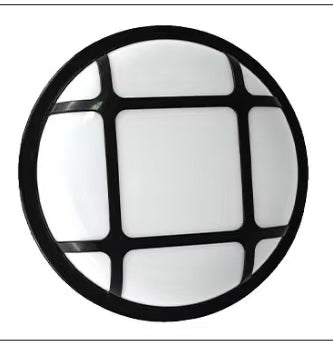 Venkovní nástěnné LED svítidlo AX311/162BK, Průměr 16cm, 12W, IP65, Teplé světlo