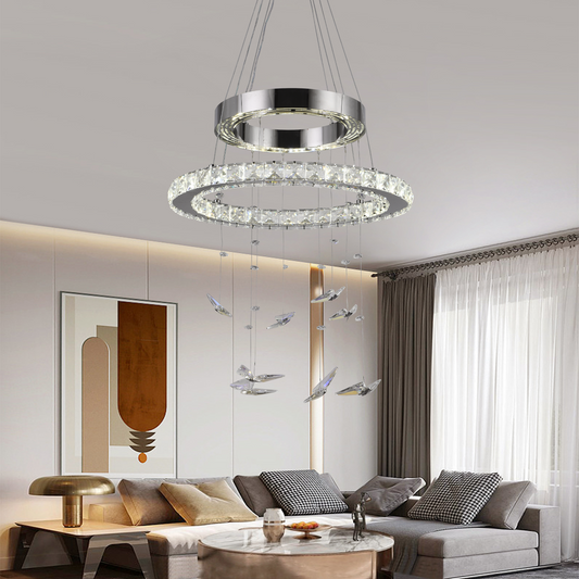 Lulus LED Crystal s dálkovým ovládáním stříbrného stříbrného latifahu