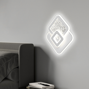 LED LED LED LED Kompacic Quadrant, 36W, 3 čtverce, chladné/horké/neutrální světlo, bílá