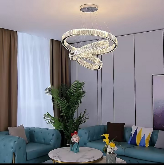 Lulus LED PRISM LUMINIS, CRYSTAL A CITAL, 4 KRIKY, MISABLE, Nastavitelná výška, chlad/teplé/neutrální světlo, luxusní osvětlení