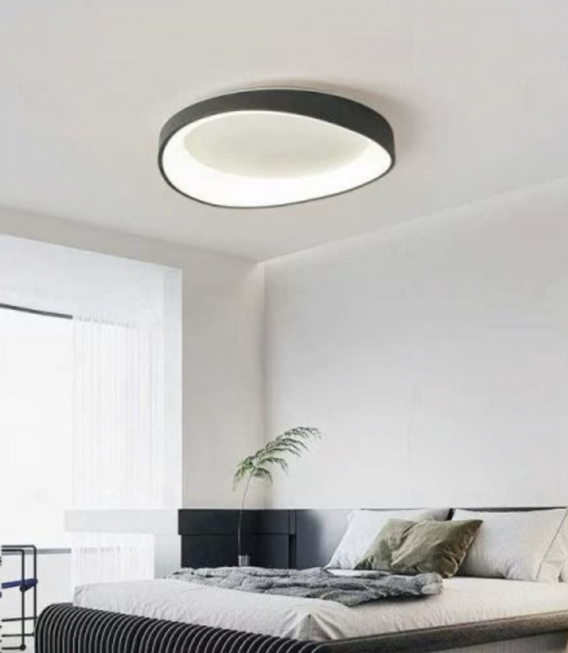 LED stropní svítidlo s dálkovým ovládáním, PL103/520BK, 30W, průměr 49 cm, teplé/studené/neutrální světlo, černá