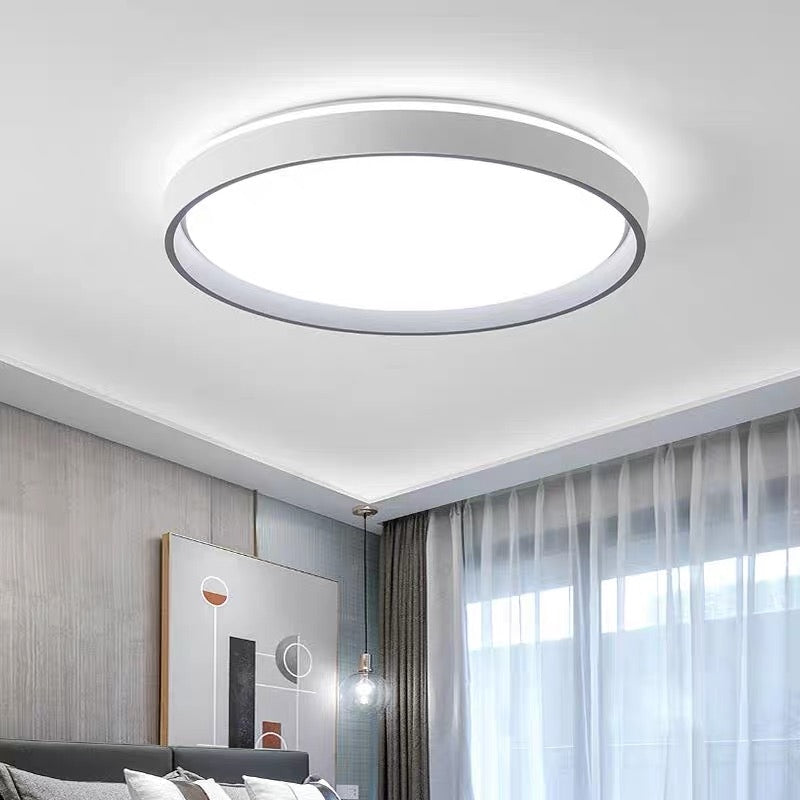 LED stropní svítidlo PL102/500GY, 51W, Průměr 49cm, Teplé/Studené/Neutrální světlo, Bílá