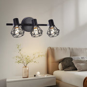 Lustr se stínidlem, GRACIE, LC365/3BK, Diamond, 3XE14, černý