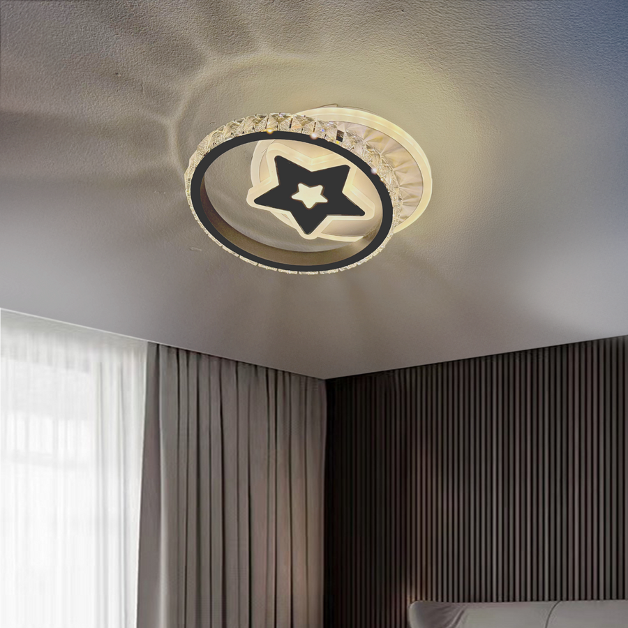 Použít LED HADLEY 24W Black White
