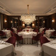 Candelabru Cristal MONARCH Magno 12xE14, Diametru 60cm, Inaltime 40cm, Auriu Lucios, Inaltime Reglabila, Design Elegant