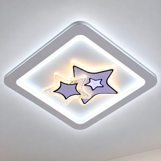 LED lustr KATHLEEN RGB 25W, Teplé/Neutrální světlo, Bílý