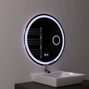 Mirror LED ROUND 60 cm dotyk Luxor Dimable Defrition System