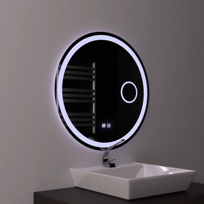 Mirror LED ROUND 60 cm dotyk Luxor Dimable Defrition System