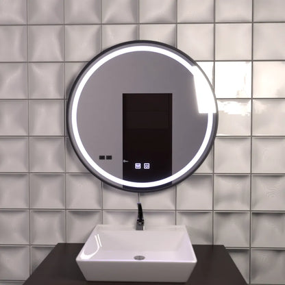Mirror LED ROUND 60 cm Lucea Touch Dezoring System