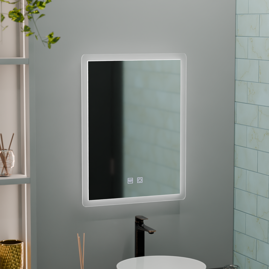 Mirror LED Touch Alecsidra Defrition System 45x60cm