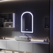 Dotykové zrcadlo LED s funkcí Demist, 80x50cm