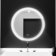 70 cm kulatý LED zrcadlo - Corona Touch Dimable Defrition System