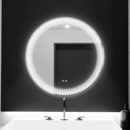 60 cm kulatý LED zrcadlo - Stellaire Touch System neznámé deaktivace
