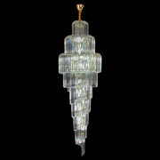 Crystal Chandier Windsor Altiora, průměr 60 cm, výška 1800 cm, lesklé zlato, nastavitelná výška, elegantní design