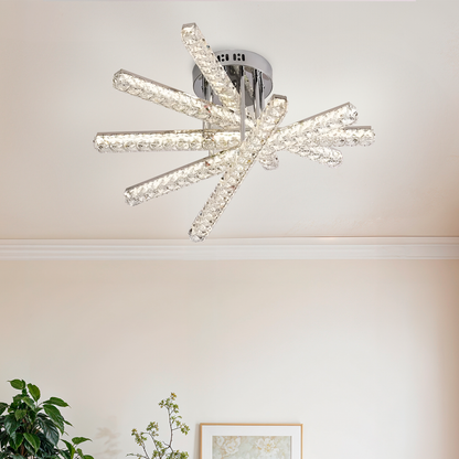 LED LULS LUL LUELLA, 68W, lineární, studené/horké/neutrální světlo, nestabilní, stříbro