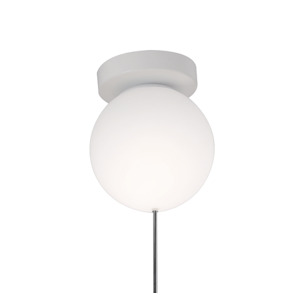 URSULETI LED lustr Globe 20cm, výška 52cm, 1xE27, závěsný