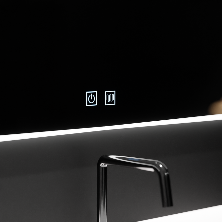 Mirror LED ani 60x40cm dotykový systém Nuvola Dimable