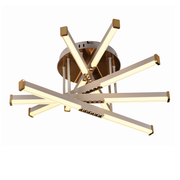 LED lustr s dálkovým ovládáním LT182/5WH, 69W, 5 prvků, studené/teplé/neutrální světlo, stmívatelný, bílý