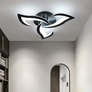 LED lustr LT660/3BK, 3 prvky, 32W, světlo 3000/4000/6000K, černý, nastavitelná výška