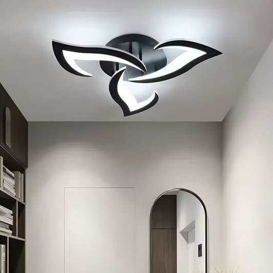 LED lustr LT660/3BK, 3 prvky, 32W, světlo 3000/4000/6000K, černý, nastavitelná výška