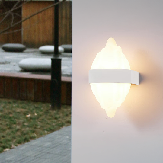 Venkovní nástěnné LED svítidlo ICEBERG 10W Metal IP65 White Venkovní nástěnné svítidlo Výchozí název Alessandro Design