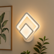 LED nástěnné svítidlo Shani, 12W, bílé, studené/teplé/neutrální světlo