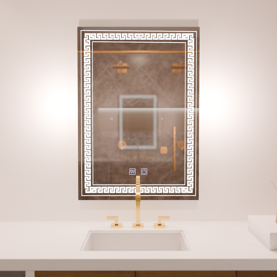 LED LED Mirror 60x80cm Vivido Touch Dezoring System