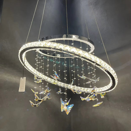 Lulus LED Crystal s dálkovým ovládáním stříbrného stříbrného latifahu