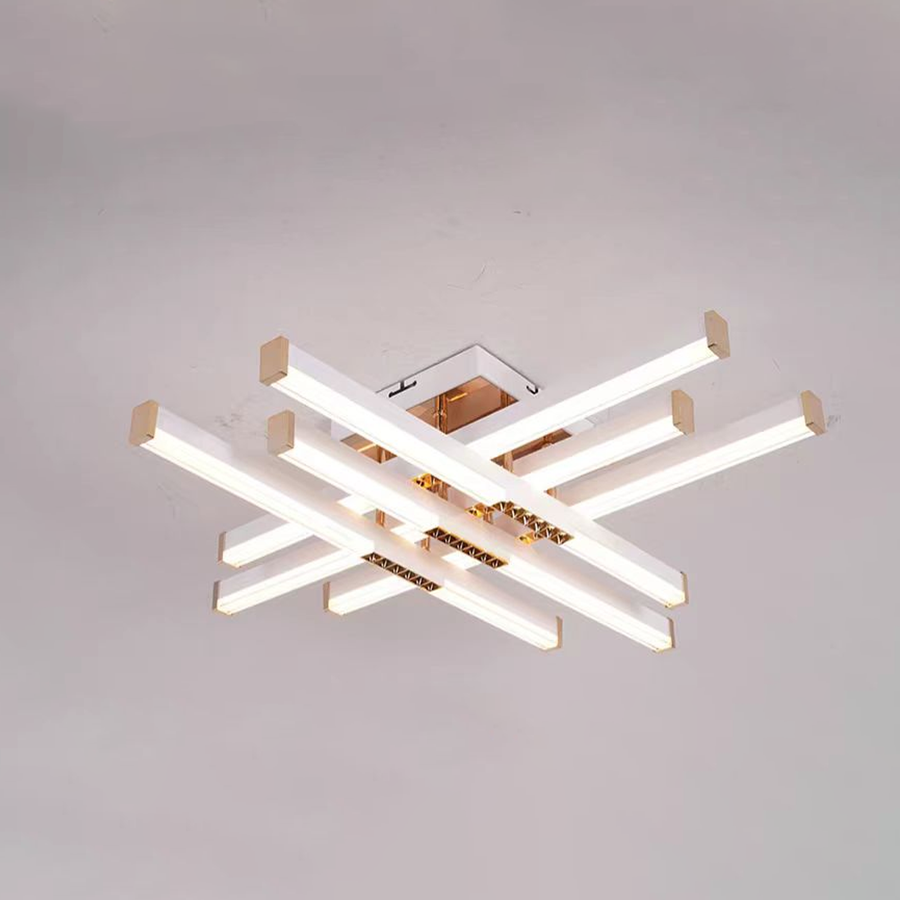 LED lustr s dálkovým ovládáním LT178/6WH, 84W, 6 prvků, studené/teplé/neutrální světlo, stmívatelný, bílý