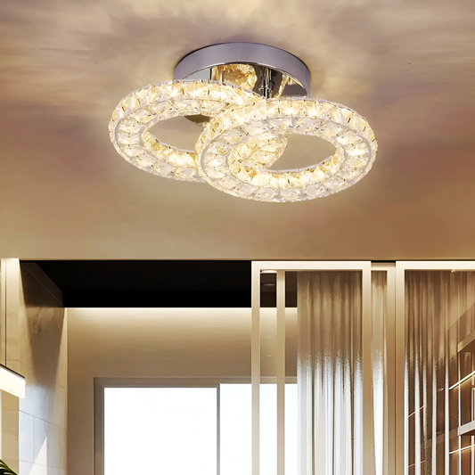 LED LED Crystal LED s Zabinou 32W Chrome Remote
