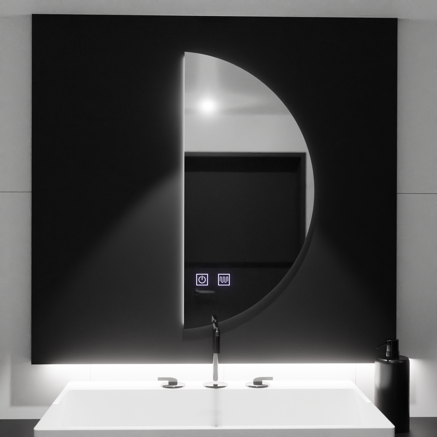 LED Mirror LED SEMILUNA 50x100CM - Kleamhed Touch System Neznámý deaktivaci